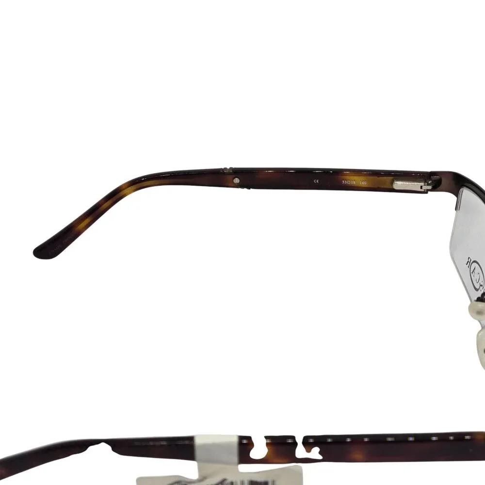 Oscar de la Renta OSM837WM Eyeglass Frames Semi Matte Brown 53-18-140 Half‎ Rim